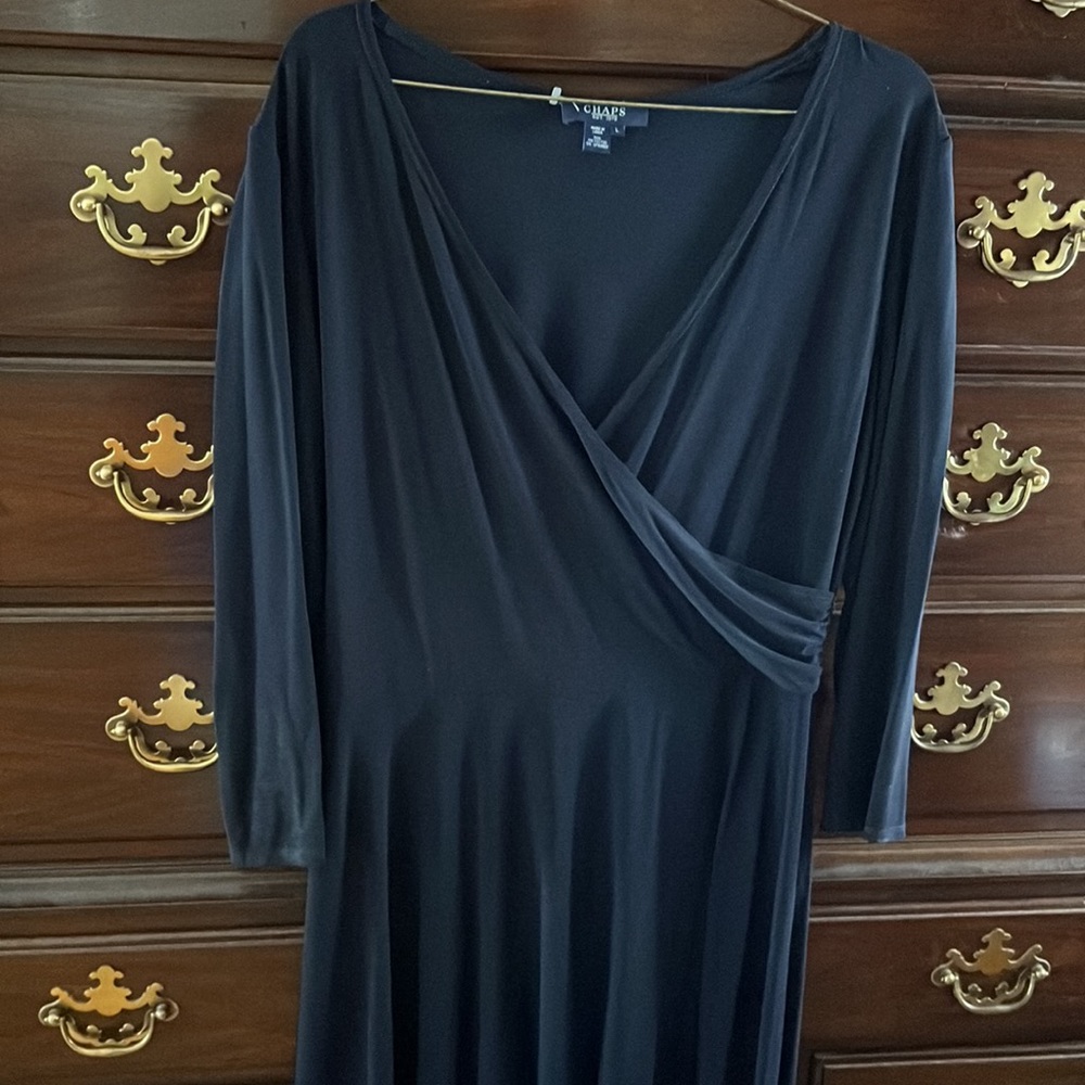 Blue Chaps Dress - Picture 5 of 12